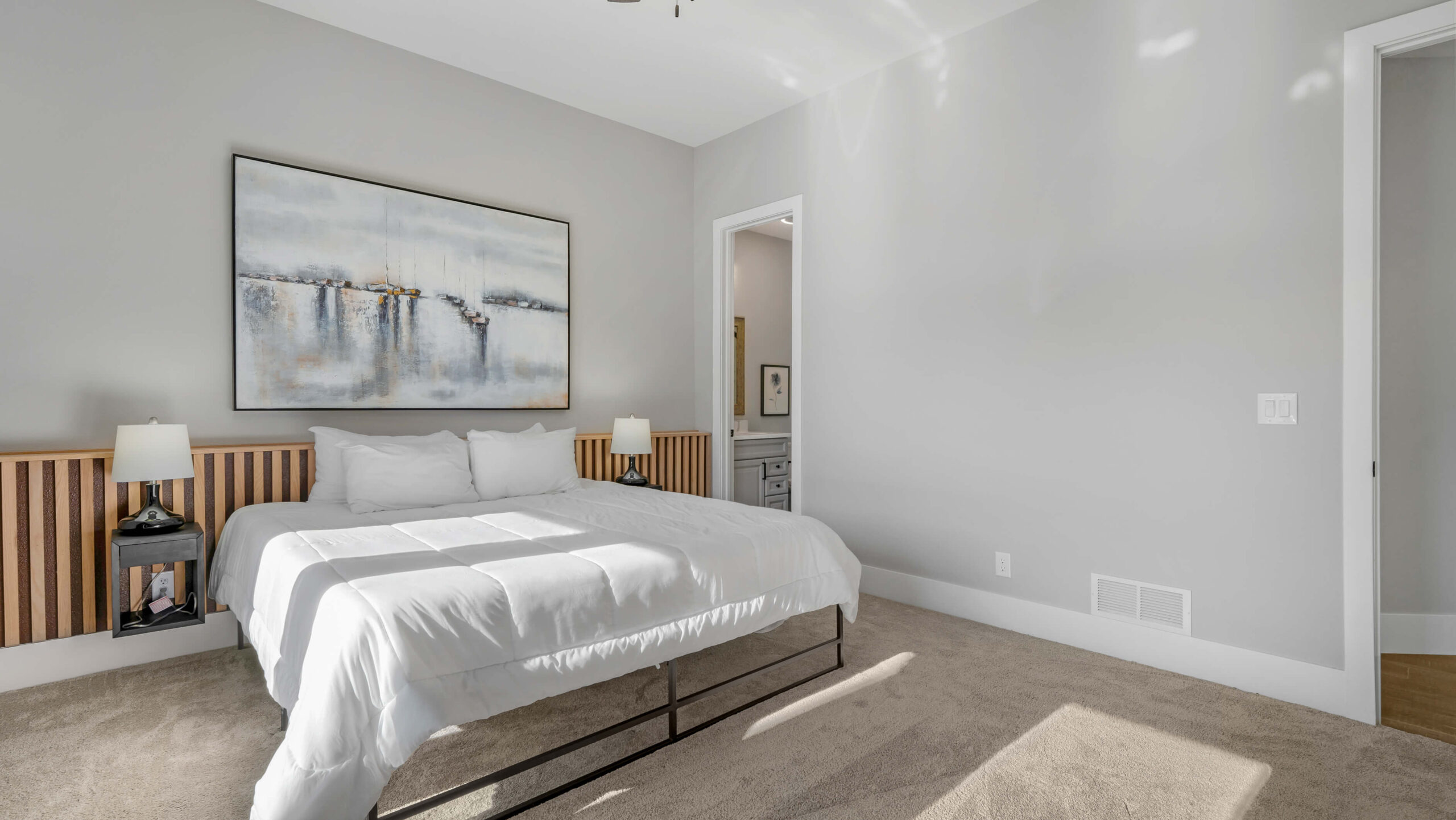 Sunrise Beach escape: Comfortable bedroom at Oak Drive