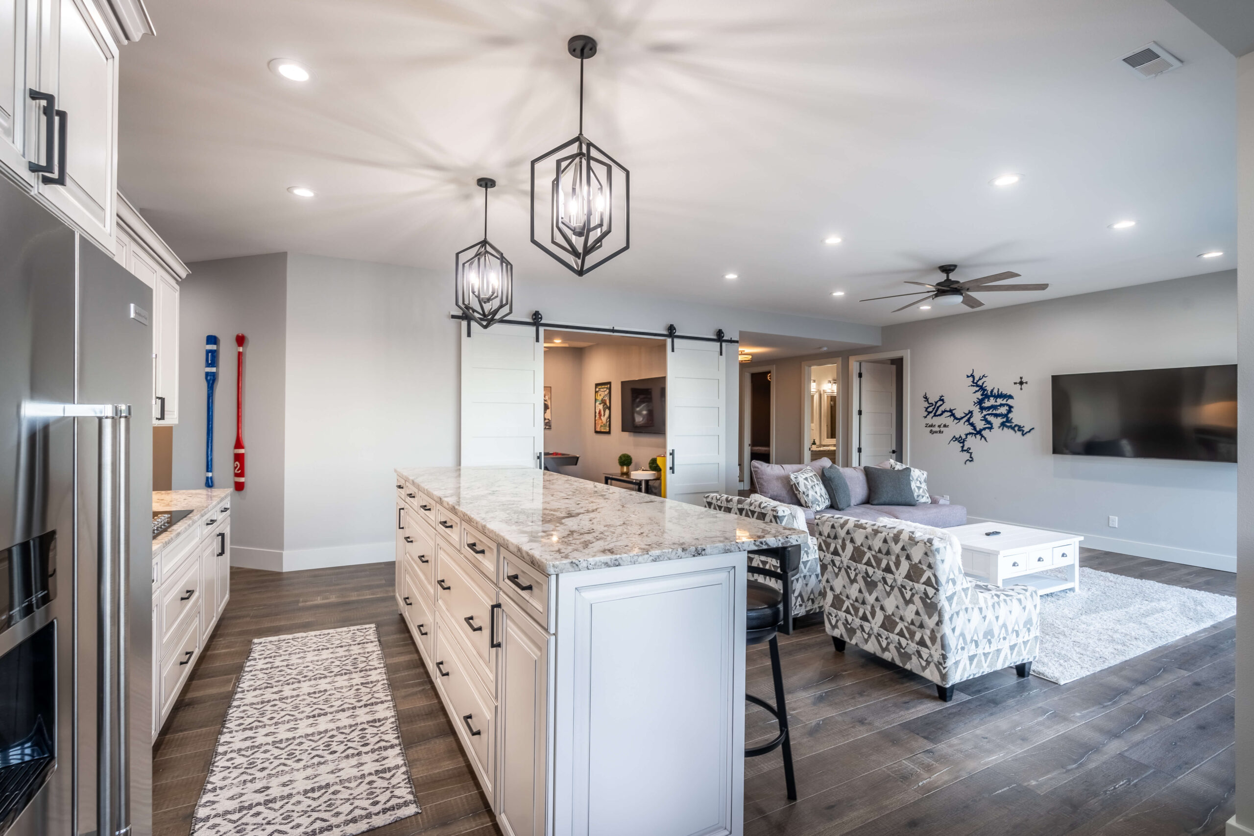 Modern Dining Space at Spindrifter Vacation Rental, Osage Beach